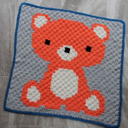 Picture of Bear Handmade Baby Blanket