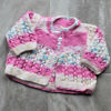 Picture of Newborn Hand Knitted Cardigan - Pink