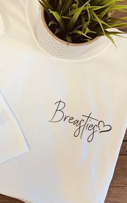Picture of 'Breasties' Mum and Baby T-Shirt Set