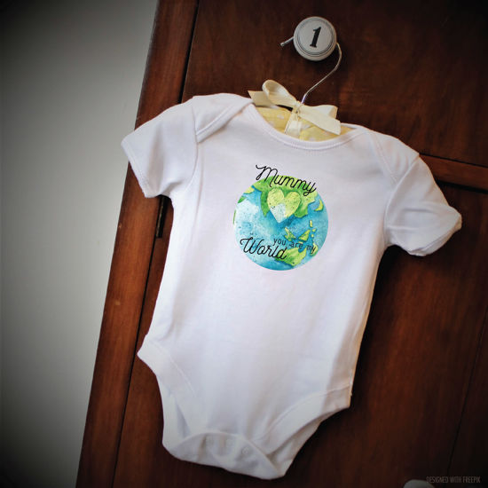 Picture of Baby Vest-  You Are My World