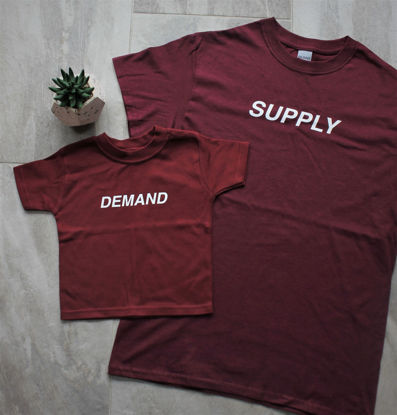 Picture of 'Supply and Demand' Mum and Baby T-Shirt Set