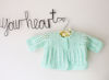 Picture of Newborn Hand Knitted Cardigan- Mint