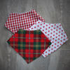 Picture of Christmas Dribble Bibs- Large, 3 Pack