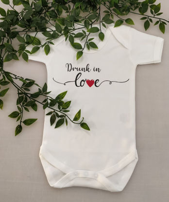 Picture of 'Drunk in love' Baby Vest/T-Shirt